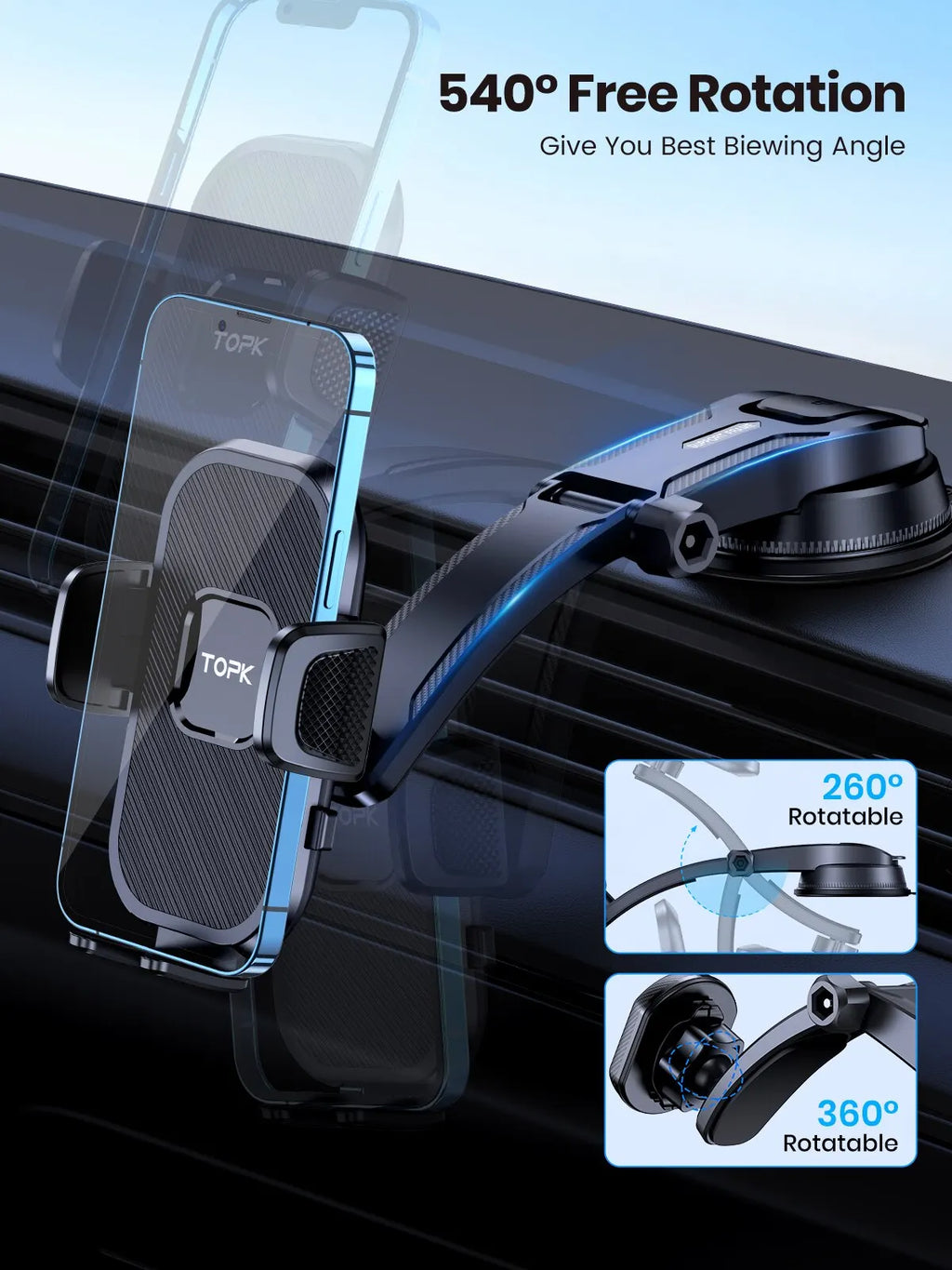Auto Handyhalter mit starker Halterung