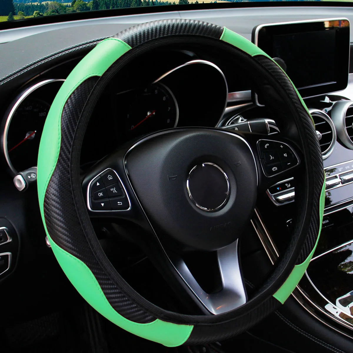 Premium Carbon Lenkradbezug